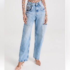Maison Margiela Distressed Straight Leg Jean - HEMMED